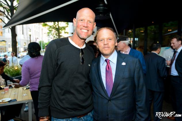 Washington Kastles coach Murphy Jensen and team owner Mark Ein.